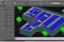 AutoCAD and BricsCAD plug-ins development for designing solar power plants